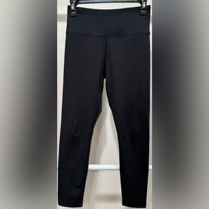 ZYIA Active Black 25” High Rise Legging Classic Yoga Workout Pants Size 4